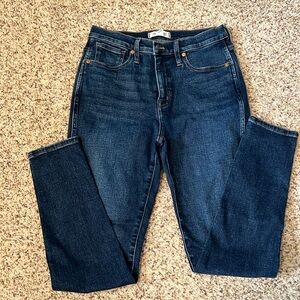 Madewell women’s high rise skinny jeans medium wash